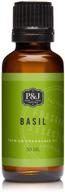 basil fragrance oil premium scented logo