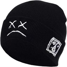 img 4 attached to SHENGQXGLL Beanie Crying Winter Stretchy
