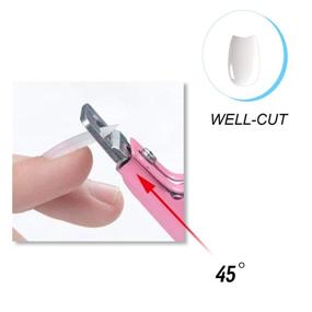 img 2 attached to 💅 10 шт. Зажимы для быстрого создания ногтевого геля WXJ13 Nail Gel Quick Building Nail Tips Clip - DIY маникюр и профессиональная приспособление для обрезания искусственных ногтевых накладок.