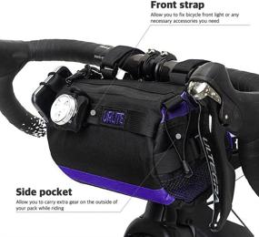 img 2 attached to 🚲 Urlite Waterproof Bicycle Handlebar Bag with Removable Shoulder Strap – Ideal for Road Bikes, Mountain Bikes, and Motorcycles