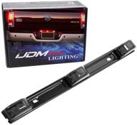 high-performance smoked lens 3-lamp truck rear tailgate led light bar compatible with ford and dodge ram models - chevy silverado, gmc sierra, and more! logo