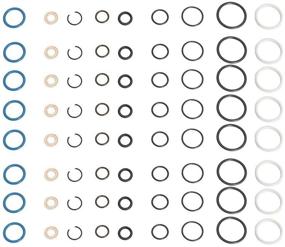 img 2 attached to 🔧 Набор для ремонта утечки масла в топливной системе 6.0L Powerstroke с усовершенствованными уплотнениями и сальниками форсунок для высокой производительности.