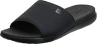 👞 stylish comfort: fitflop men's midnight slide sandal - your ultimate footwear companion logo