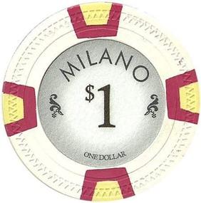 img 3 attached to 🎰 Premium Milano Clay Poker Chips by Claysmith Gaming: Casino-Quality Chips in Convenient Sets of 25