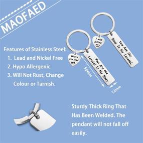 img 3 attached to 🎁 MAOFAED Mother Daughter Gift: Fandom Inspired TV Show Lover Jewelry Keychain Set