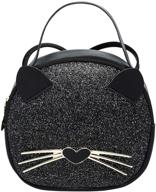 amamcy glitter crossbody shoulder handbags logo