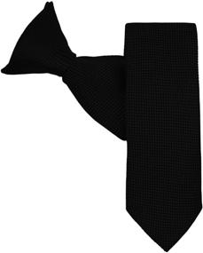 img 3 attached to 👔 Jacob Alexander Subtle Square Woven Boys' Necktie Accessories