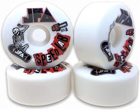 img 1 attached to Speedlab Wheels JFA White Skateboard