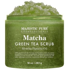 img 4 attached to Matcha Green Body Scrub Natural