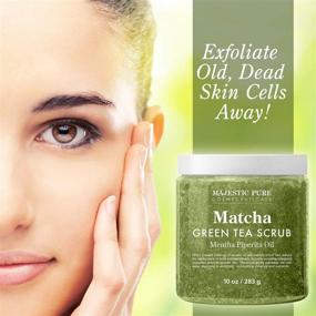 img 3 attached to Matcha Green Body Scrub Natural