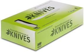 img 3 attached to 🌱 Transitions2earth Biodegradable EcoPure Knives - 500-Pack - Trees Planted with Every Purchase!