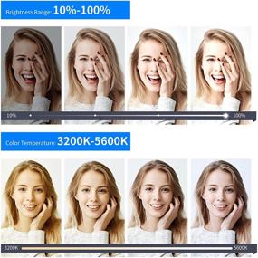 img 2 attached to Улучшите свою фотографию с помощью Неуэр 3 Пакетов 2,4 ГГц Светодиодный световой палочка Фотографический осветительный комплект - Пульт дистанционного управления с диммером 3200k-5600K 21 Вт CRI 95 с кронштейном, 3 цветовыми фильтрами и сумкой
