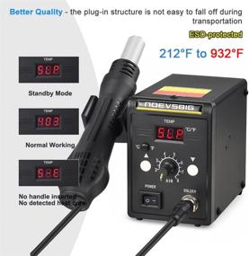 img 2 attached to Desoldering Gun 212 932°F Anti Static Temperature Adjustable