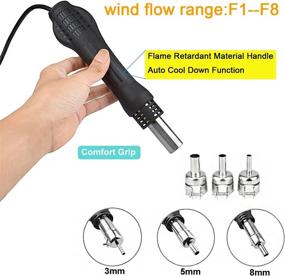 img 1 attached to Desoldering Gun 212 932°F Anti Static Temperature Adjustable