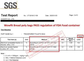 img 3 attached to Пакеты для хлеба Wowfit из полипропилена (PP материал) - упаковка из 100 шт. 🍞 Прозрачные пакеты для хлеба с золотистыми поворотными затяжками - пакеты для хлеба 8x4x18 дюймов для продуктового магазина.
