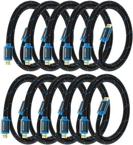 img 4 attached to Maximm High Speed Braided 10 Pack Adapter Camera & Photo