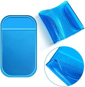 img 2 attached to 🖇️ Non-Slip Sticky Tool Mat for 5D Diamond Painting Tray - Anti-Slip Holder & Gel Pad for Adults and Kids, 5.6 x 3.3 Inch