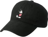 🐭 disney mickey mouse baseball hat - concept one, adjustable dad cap in washed twill cotton - enhancing seo-friendly product description logo