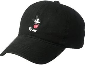 img 4 attached to 🐭 Disney Mickey Mouse Baseball Hat - Concept One, Adjustable Dad Cap in Washed Twill Cotton - Enhancing SEO-friendly Product Description