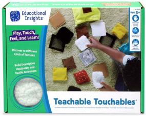 img 2 attached to 👶 Educational Insights Teachable Touchables Textured Beanbags Squares: Sensory Toys for Toddlers and Preschoolers, Set of 20, Ages 3+