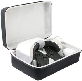 img 3 attached to 🎮 Optimized Khanka Hard Travel Case for Oculus Go Standalone Virtual Reality VR Headset with Gaming Remote Controller Compatibility