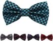 dbff0021 multi satin romance pre tied boys' accessories in bow ties logo