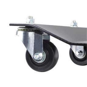 img 1 attached to 🚗 Pentagon Under Vehicle Car Dollies with Heavy Duty Roller Wheel Casters - Set of 4, Black