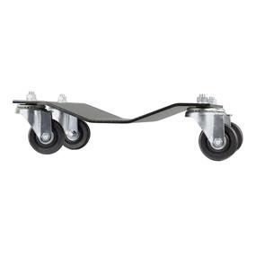 img 3 attached to 🚗 Pentagon Under Vehicle Car Dollies with Heavy Duty Roller Wheel Casters - Set of 4, Black