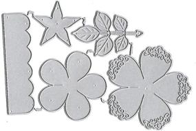img 3 attached to Layered Flower Leaf Metal Die Cuts for DIY Scrapbooking and Card Making - Merry Christmas Wedding Flower Leaf Cutting Dies Stencils for Decorative Embossing on Paper