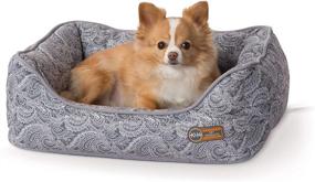 img 4 attached to 🐾 Stay Comfy All Year Long with the K&amp;H Pet Products Thermo-Water Bolster Bed - The Original Heated &amp; Cooling Orthopedic Pet Bed - MET Safety Listed - Includes Removable Heated Pad