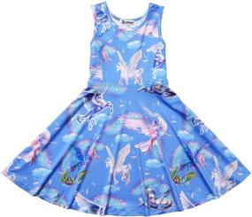 img 3 attached to 🦄 Sleeveless Unicorn Dresses: Perfect Little Clothes for Girls' Clothing and Dresses