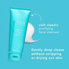 img 1 attached to 🧼 TULA Skin Care The Cult Classic Purifying Face Cleanser: Gentle, Effective & Nourishing Face Wash - Now in New Packaging!