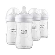 🍼 philips avent natural baby bottle set with responsive nipple, pack of 4 logo