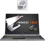 gigabyte aorus 15g (wb) high-performance gaming laptop, 15.6-inch full hd 300hz ips display, geforce rtx 2070 max-q, intel core i7-10875h, 16gb ddr4 ram, 512gb nvme ssd (aorus 15g wb-8us6130mh) logo