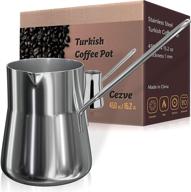 stainless steel decanter for turkish coffee and espresso logo