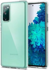 img 4 attached to 📱 Crystal Clear Spigen Ultra Hybrid Samsung Galaxy S20 FE 5G Case (2020) - Protect and Showcase Your Phone's Design!