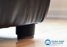 img 1 attached to DURA GRIP® Non Slip Rubber Furniture Protectors Set