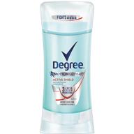 🌬️ degree women antiperspirant deodorant stick active shield 2.6 oz: pack of 12 – long-lasting odor & sweat protection logo