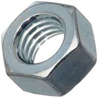 pack of 25 class 8 zinc plated steel hex nuts with jis b1181 specification - m10-1.25 thread size, 14mm width across flats, 8mm thickness logo