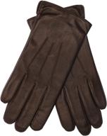 eem classic leather available genuine men's accessories for gloves & mittens logo