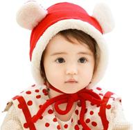 👒 stylish llmoway toddler winter beanie bonnets for girls: must-have accessories logo