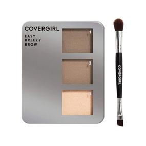 img 3 attached to COVERGIRL Easy Breezy Brow Powder Kit - Soft Blonde: Enhance Your Eyebrows Effortlessly with this All-in-One Eyebrow Kit