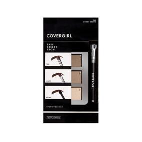 img 4 attached to COVERGIRL Easy Breezy Brow Powder Kit - Soft Blonde: Enhance Your Eyebrows Effortlessly with this All-in-One Eyebrow Kit