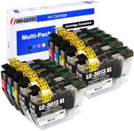 🖨️ ink4work lc3013xl 10-pack compatible ink cartridges - replacement for brother lc3013 lc3011 lc-3011 xl - mfc-j491dw mfc-j497dw mfc-j690dw mfc-j895dw (4bk, 2c, 2m, 2y) logo