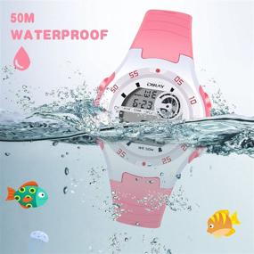 img 1 attached to CakCity Childrens Waterproof Stopwatch Children