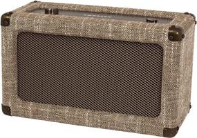 img 3 attached to 🎶 Crosley CR3028A-HA Charlotte Vintage Portable Bluetooth Speaker: Unleashing Nostalgia with Havana Touch