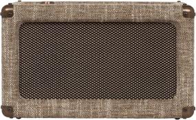img 4 attached to 🎶 Crosley CR3028A-HA Charlotte Vintage Portable Bluetooth Speaker: Unleashing Nostalgia with Havana Touch