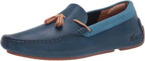 img 4 attached to 👞 Лоферы с французским крокодилом Lacoste Piloter Tassel: стильная мужская обувь с тюбетейками и вдавливаемой подошвой