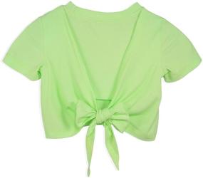 img 3 attached to 👚 QianSiLi Premium Children's Girls' Shirts: Sleeves, Clothing, Tops, Tees & Blouses