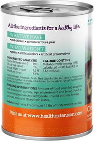 img 2 attached to 🐶 Grain-Free Chunky Chicken Stew Canned Wet Dog Food - (12) 13.2 Oz Cans